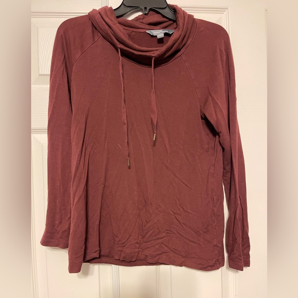 Women’s size M. Cowl neck pullover.